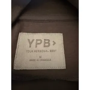 YPB Your Personal Best Womens‎ Gray Full Zip Cropped Jacket Mock Neck Medium thumbnail 5