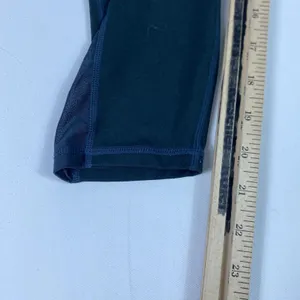 Fabletics Powerhold Leggings Womens Small Black Navy‎ High Rise Pocket thumbnail 2