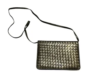 🌟 Jay Herbert Metallic Woven Leather Crossbody Bag 💫‎ thumbnail 1