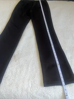 I.AM.GIA‎ Slater High Waist Zip Front Flare Pants Black Size S thumbnail 9