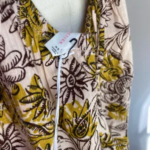 NWT Anthropologie Daily‎ Practice Mollie Floral Tunic Dress XS Boho Cottagecore thumbnail 11