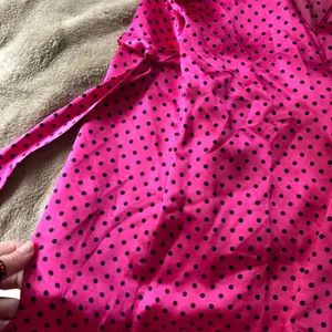 Polka Dot Silky Pajamas Pink thumbnail 5