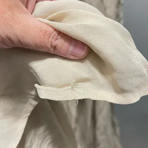 REFORMATION Women's Peppermint Ruffle Wrap Maxi Dress Champagne‎ Size Large thumbnail 7