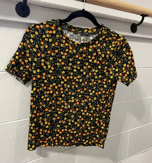 ZARA Floral Top thumbnail 1