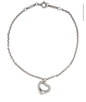 Tiffany & Co. Elsa Peretti Open Heart Charm Bracelet thumbnail 1
