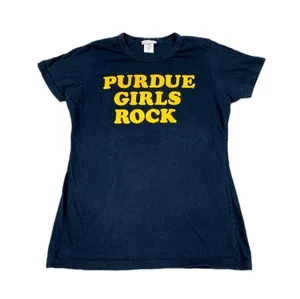 Jones & Mitchell Purdue Girls Rock T-Shirt Womens Small Short Sleeve Pullover thumbnail 1