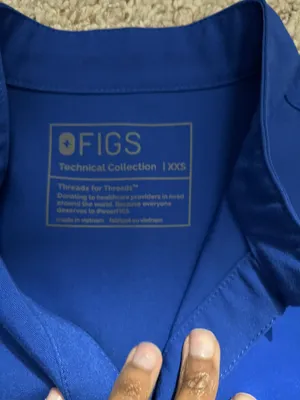 FIGS Winning Blue Scrub Set thumbnail 3