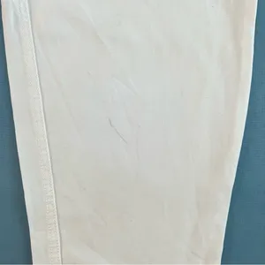 Free People Margate Pleated Paperbag Waist Zinc‎ White Trouser Pants thumbnail 6