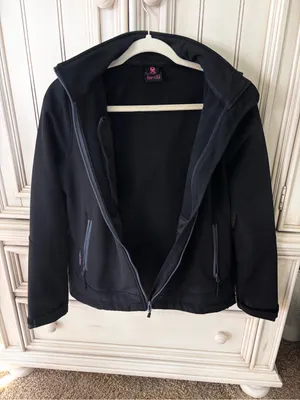 Women’s Black Little Donkey Andy Softshell Ski Snowboard Jacket Sz S thumbnail 2