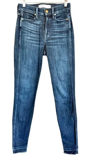 AYR The Riser Jeans 25x30 Medium Wash High Rise Skinny Denim thumbnail 1