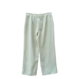 Avec Les Filles Pale Sage Green Wide Leg Trousers High Rise Pants Size 4 thumbnail 3