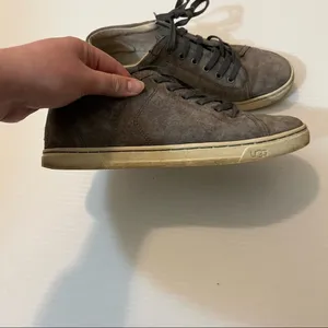 UGG Tomi Pewter Gray Suede Sneaker thumbnail 4