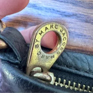 Marc by Marc Jacobs Classic Q Percy‎ Black Pebble Leather Crossbody Mini Handbag thumbnail 4