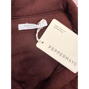 Peppermayo‎ Crowd Control Mini Dress Brown Cutout O-Ring Long Sleeve US 4 NEW thumbnail 7