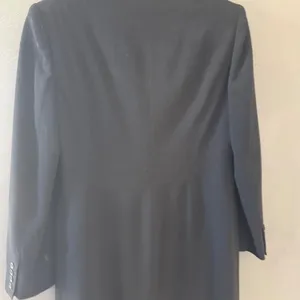 Lauren Ralph Lauren‎ Black Wool Blend 3-Button Longline Blazer Coat 4 Old Money thumbnail 4