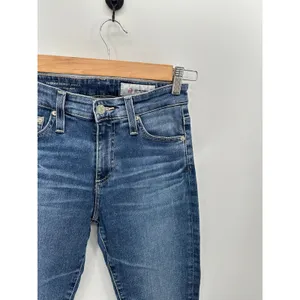 Adriano Goldschmied Jeans Women 25 Blue Farrah Skinny Ankle Medium Wash‎ Denim thumbnail 4