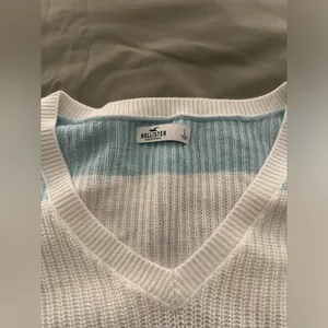Hollister Striped V Neck Sweater thumbnail 5