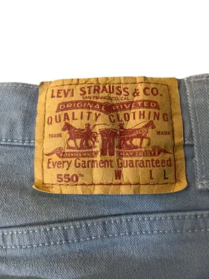Vintage Levis 550 Jeans Womens 8 Reg Relaxed Tapered Blue Denim Y2K Used thumbnail 8