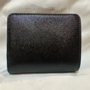 Marc Jacobs Mini Black Compact Coin Pouch Card Wallet thumbnail 2