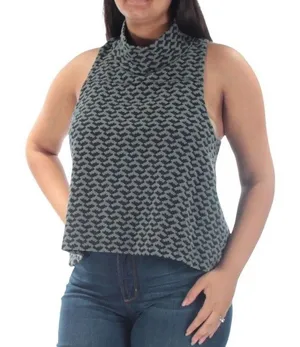 Free People Sleeveless Mock Neck A-line Blouse Size Small thumbnail 1