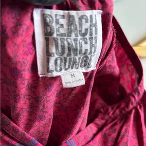 BeachLunchLounge Boho Floral Blouse V-Neck Viscose Peasant Top Festival Size M thumbnail 7