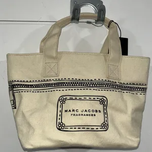 Marc Jacobs Cream Canvas Mini-Tote thumbnail 1