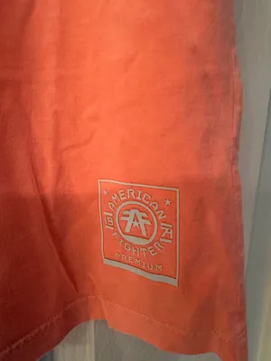 American Fighter Brimley Women's Coral Peach Graphic Cotton Tee Size XS thumbnail 8