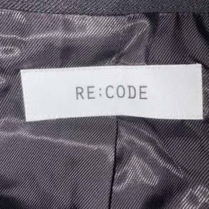RE;CODE Black Tiered Pleated Blazer Dress‎ Limited Edition 7/7 Wool Blend Small thumbnail 4