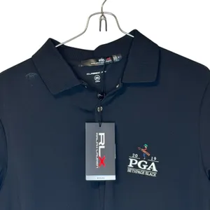 RLX Golf Womens Top Polo 2019 Bethpage Black Short Sleeve Stretch Medium NWT thumbnail 2