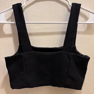 FashioNova Black Crop Top thumbnail 2