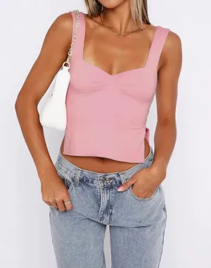 Pink Going Out Tank Top thumbnail 4