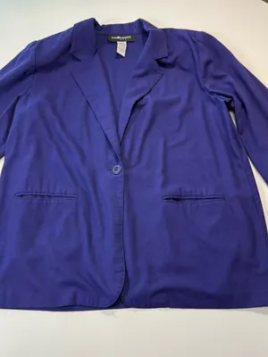 Sag Harbor Cobalt Blue Single-Button Blazer Size 18W thumbnail 2