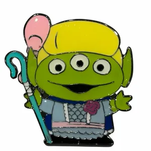Disney Parks Little Green Man As Bo Peep Toy Story Alien Enamel Pin Brooch thumbnail 1
