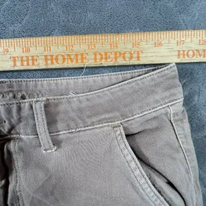 American Eagle Mid Rise Baggy Wide Leg Cargo Pants Utility Tan Womens 12 Skater thumbnail 6