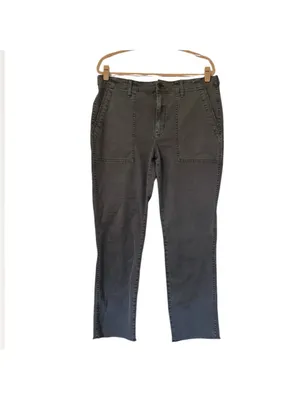 Madewell Slim Straight Utility Pant Gray Womens 31 thumbnail 2