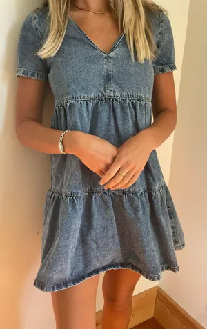 Denim Dress Blue thumbnail 3