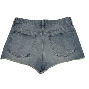 Madewell Relaxed Light Wash Frayed Denim Shorts Women's‎ Size 30 thumbnail 2