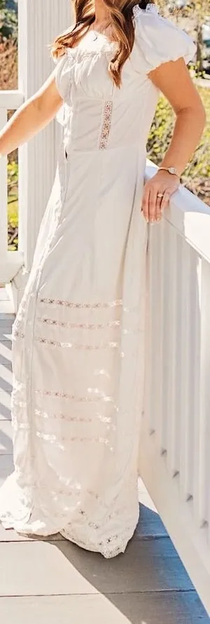 Vintage White Dress thumbnail 1