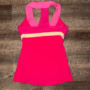 Lululemon Athletica Pink Sleeveless Top Size 4 thumbnail 7