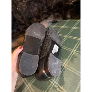 Magdesians California Vintage Black Lace Mesh Leather Cap Toe Ballet Flats 11WW thumbnail 5
