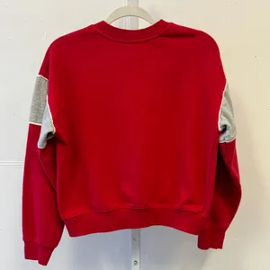 Forever 21 Coca-Cola Oversized Graphic Crewneck Sweatshirt Red Gray Small thumbnail 2