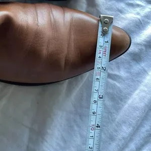 Vintage M Giovanni Z Women’s Leather Long Boots Brown Heel Western Sz 7 Italy thumbnail 8