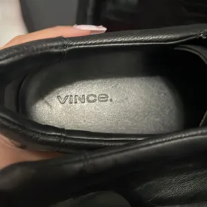 💙💖 Vince black leather Kirkland slip on‎ sneakers thumbnail 5