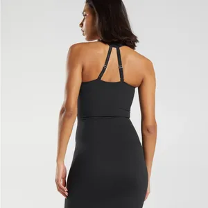 Gymshark Whitney dress black please read thumbnail 2
