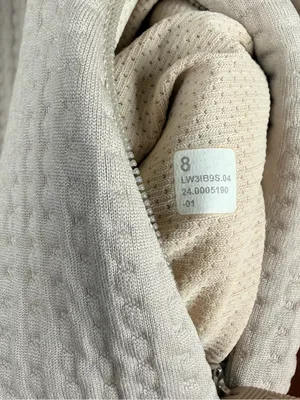Lululemon Waffle-Knit Crewneck Long-Sleeve Shirt Mojave Tan / Bon size 8 thumbnail 5