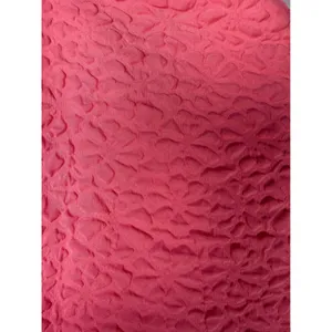 TCEC Tech Textured Pink Puff Sleeve Midi Dress Coquette Barbiecore M Wedding‎ Guest thumbnail 7
