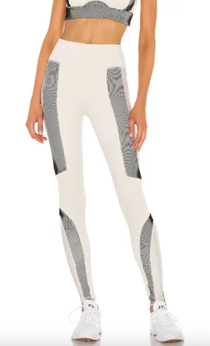 ALO YOGA‎ Electric Legging Bone/Black Small thumbnail 1