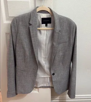 Banana Republic Gray novelty Sport Coat Modern Fit size 4 thumbnail 1