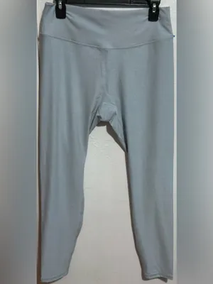 #67 Fabletics Light Blue Heather Flex High-Waisted Leggings Size XL thumbnail 6
