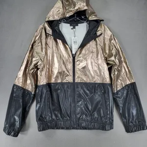 New Alala‎ Metallic Windbreaker Jacket Womens Size Medium Gym Workout Rose Gold thumbnail 1